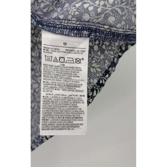 Old Navy Peek A Boo Floral Ruffle Sleeve‎ Blouse Size M, Boho, Cottage, Coquette - Picture 6 of 9